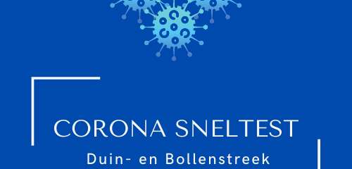 Corona sneltest straat in Sassenheim en Noordwijkerhout